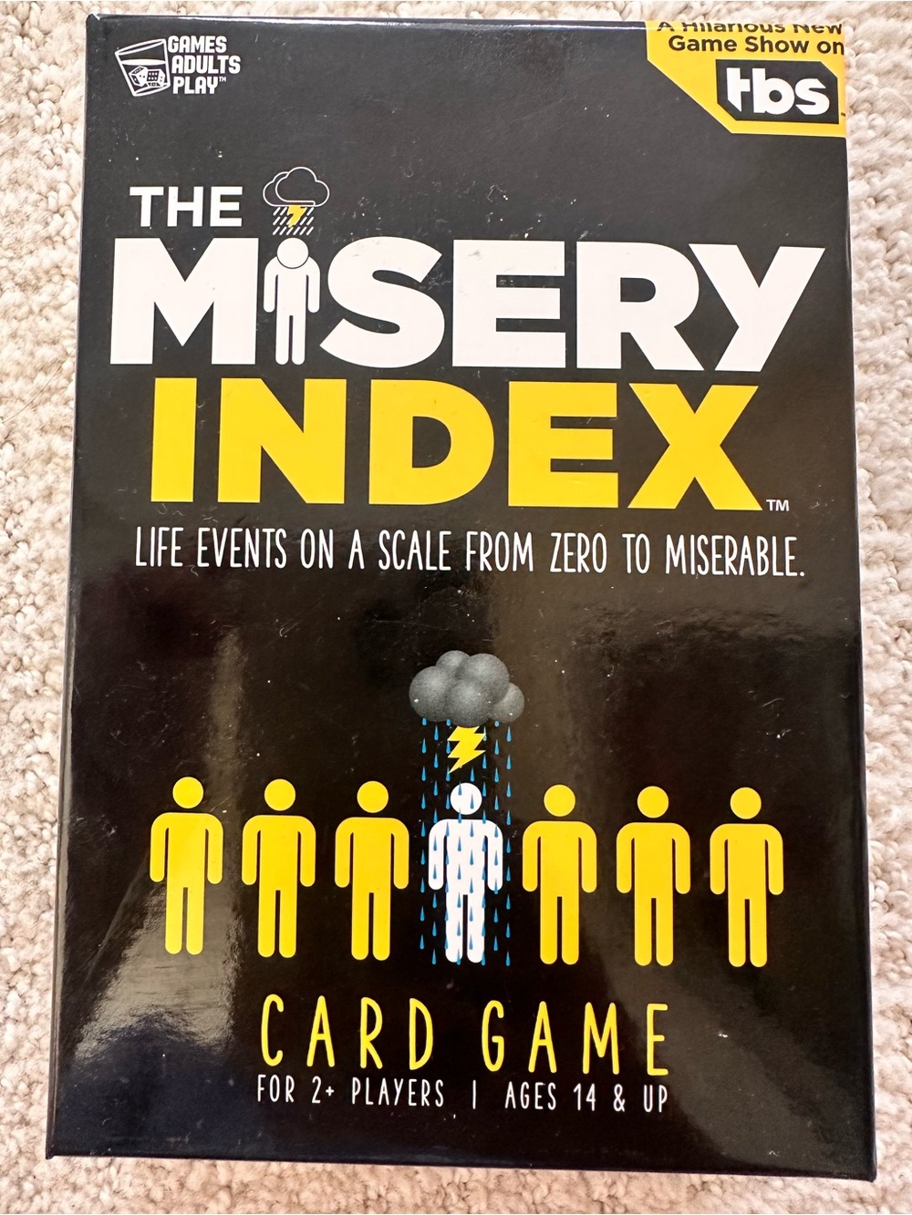 The Misery Index Card Game TBS Games Adults Party Game 2+ Players